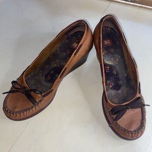 BC Footwear Loafer Wedges